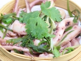 Steamed Squid Tentacles with Ginger & Shallot (1)
